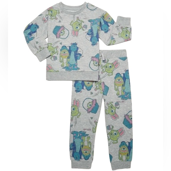 Monsters Inc. Easter Sweatshirt Pants Set - Picture 1 of 8